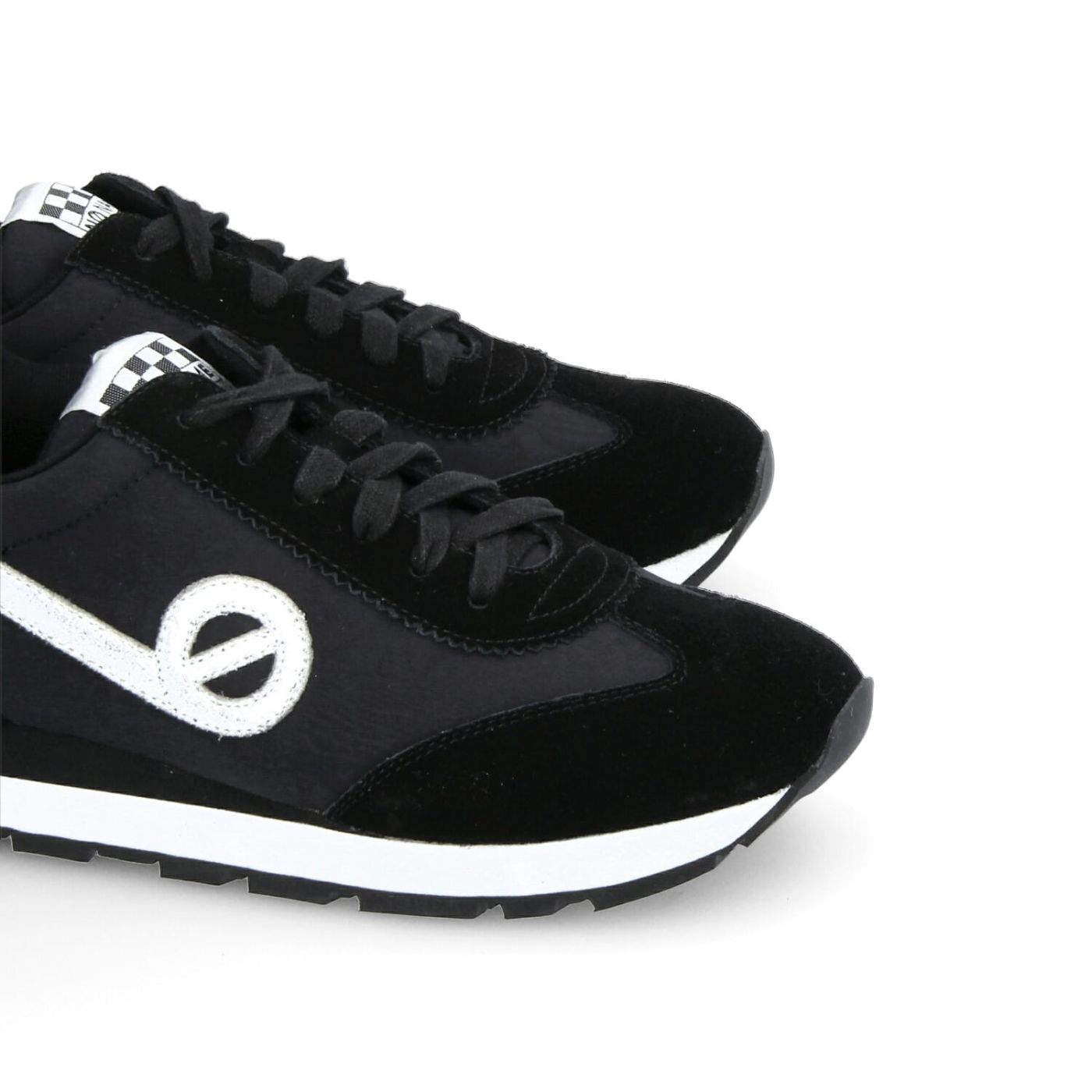 CITY RUN JOGGER - SUEDE/BREAKER - NERO